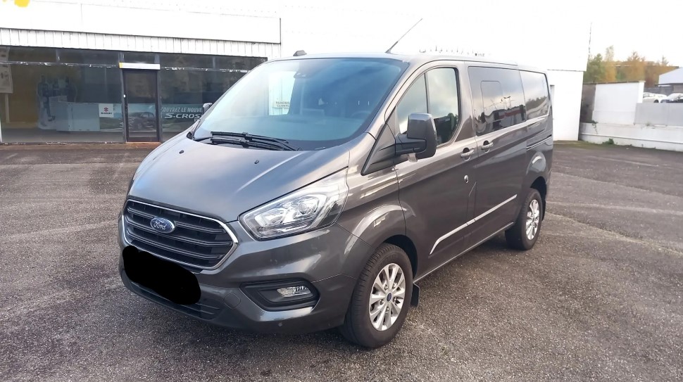 Ford Transit Custom 320 L2H1 2.0 EcoBlue 170 ch BVA Limited Cabine Approfondie 6 Places