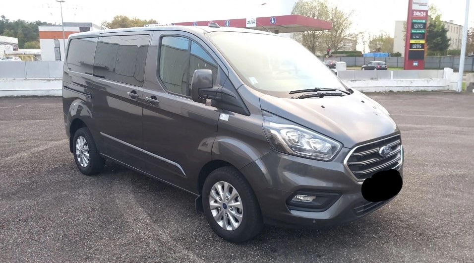 Ford Transit Custom 320 L2H1 2.0 EcoBlue 170 ch BVA Limited Cabine Approfondie 6 Places